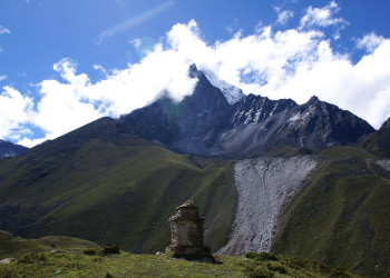 Гималайские горы в национальном парке Сагарматха, Непал – фотографии Непала