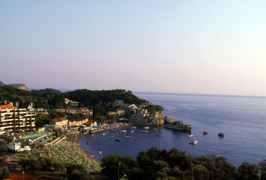 Панорамный вид в Пржно, Черногория – фотографии Черногории