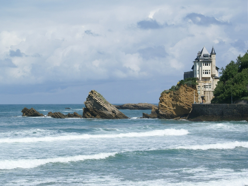 Море в Биаррице, Франция. Фото 14 – фотографии Франции