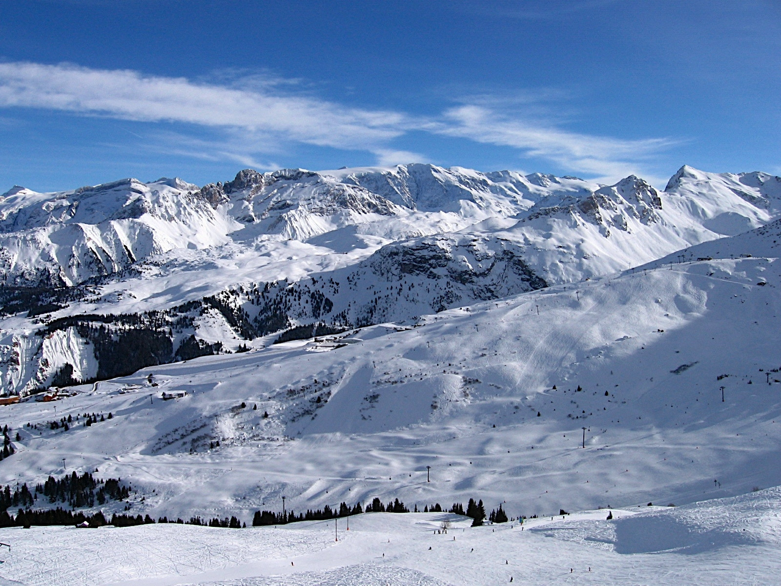 Горы в Куршевеле, Франция. Фото 3 – фотографии Франции