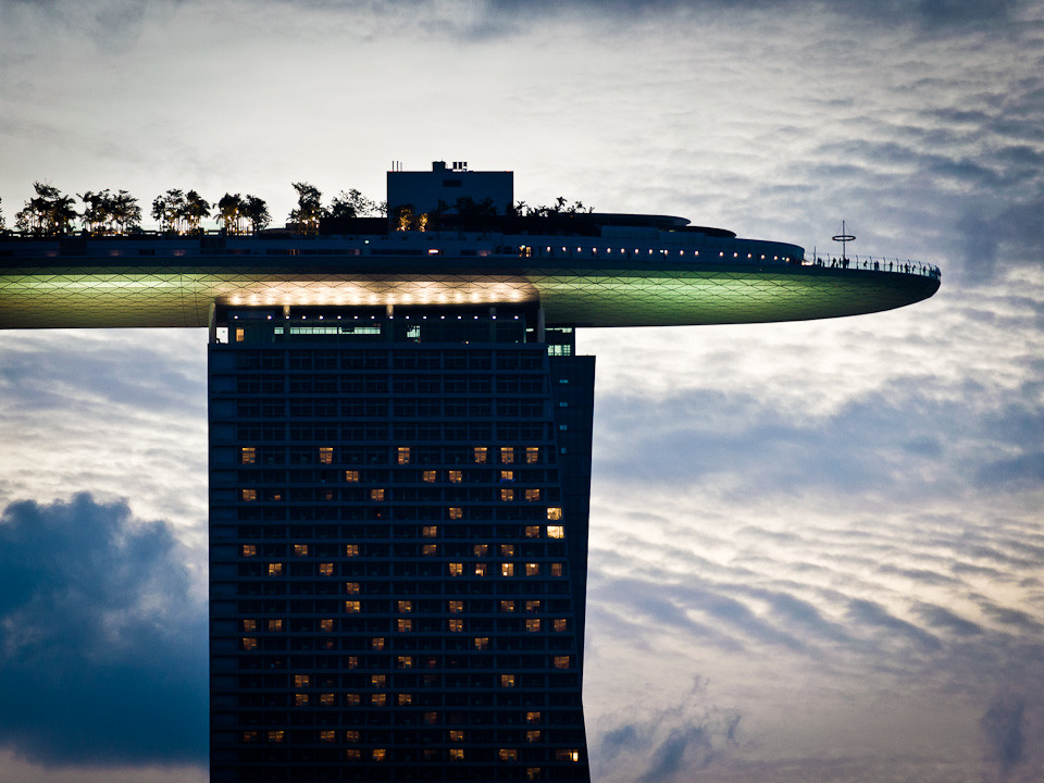 Гостиница Marina Bay Sands – фотографии Сингапура