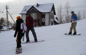 Сноубордисты в Северном склоне, Россия. Фото 4 – фотографии России