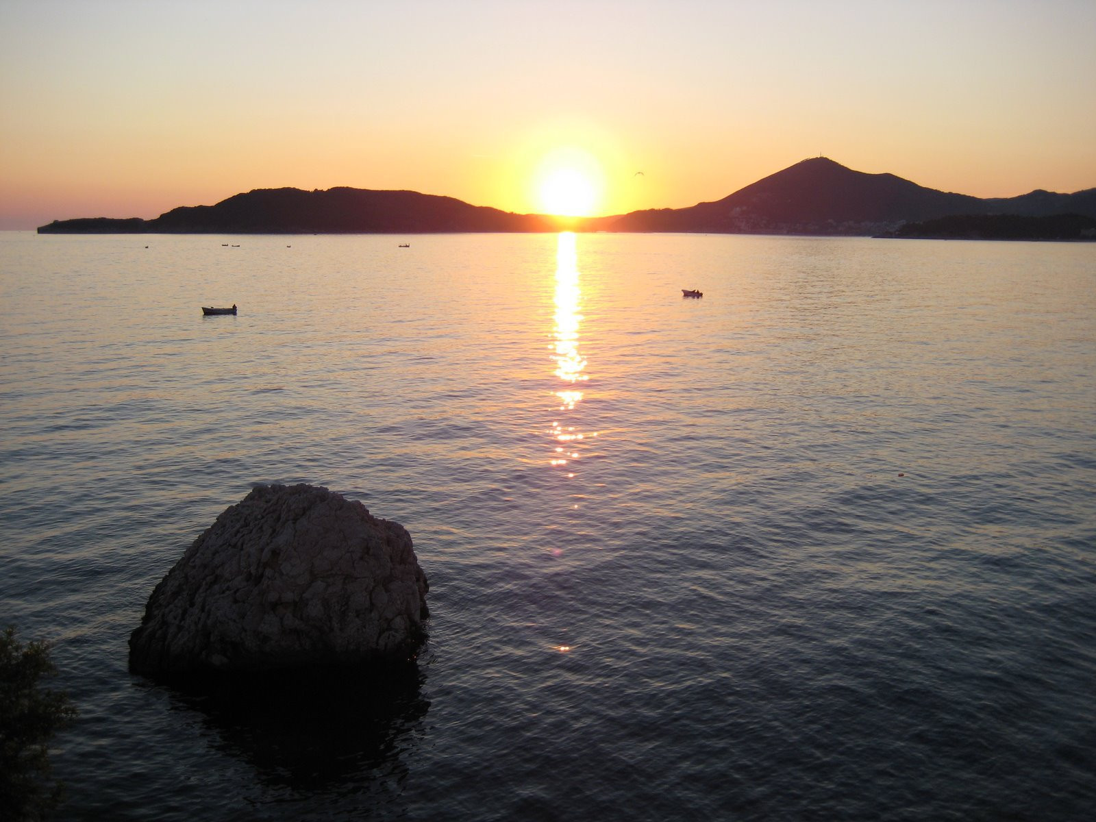 Закат в Пржно, Черногория. Фото 1 – фотографии Черногории