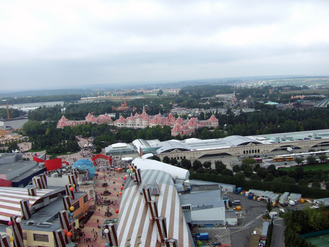 Панорамный вид в Диснейленде, Франция. Фото 4 – фотографии Франции