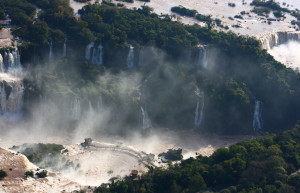 Водопады с высоты. Пуэрто-Игуасу. Аргентина. – фотографии Аргентины