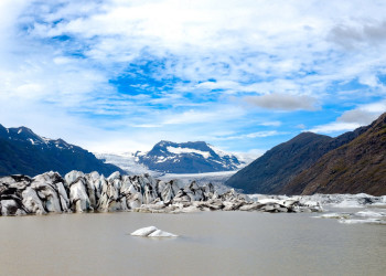 Vatnajökull или «Водяной ледник» в исландском Национальном парке Ватнайёкюль – фотографии Исландии