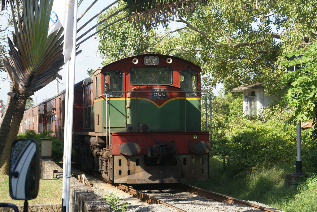 Поезд в Бентоте. Шри-Ланка – фотографии Шри-Ланки