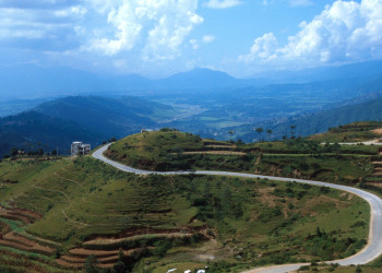 Дорога серпантин – фотографии Непала