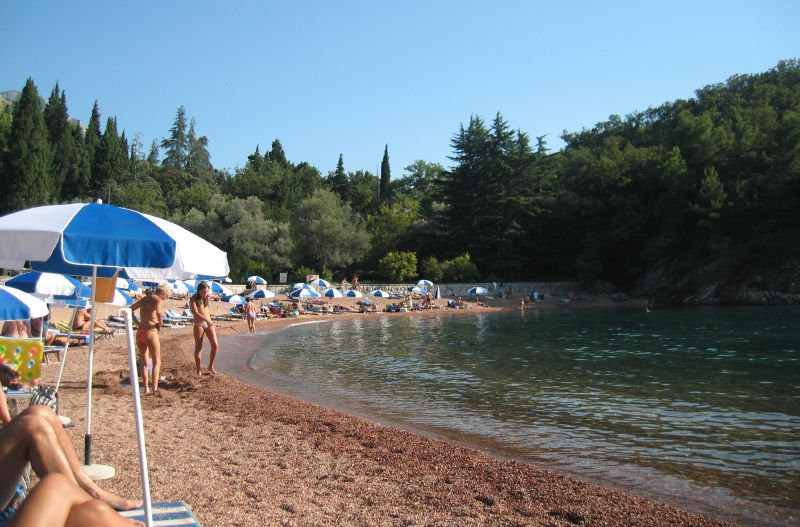 Пляж в Милочер, Черногория. Фото 5 – фотографии Черногории