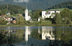 Замок Гольдегг на воде. Австрия – фотографии Австрии
