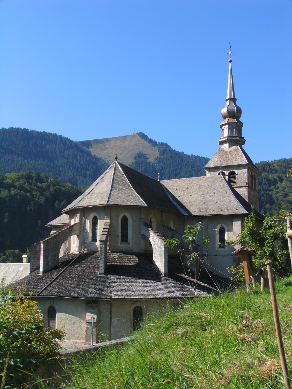 Церковь в Абондансе, Франция – фотографии Франции