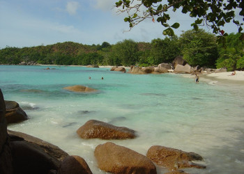Пляж на острове Праслин, Сейшелы. Фото 21 – фотографии Сейшельских островов