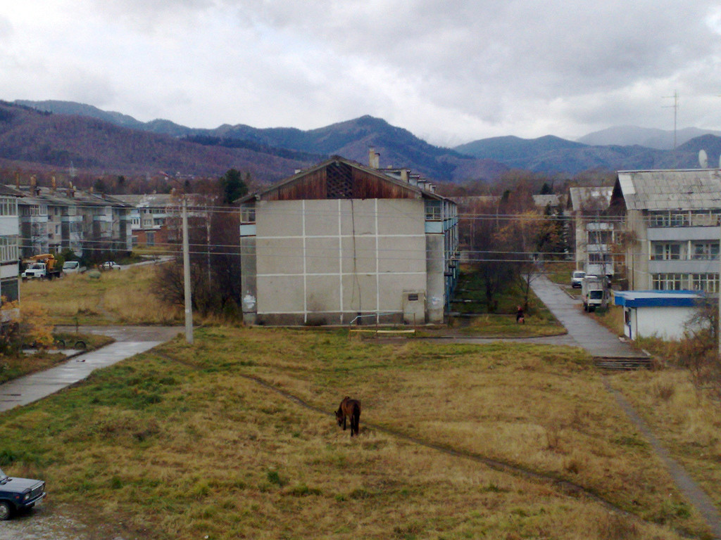 Жилой район Байкальска – фотографии России