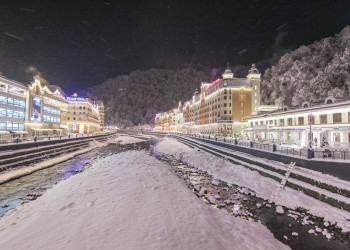 Горнолыжный курорт Роза Хутор, Сочи. Фото 223 – фотографии России