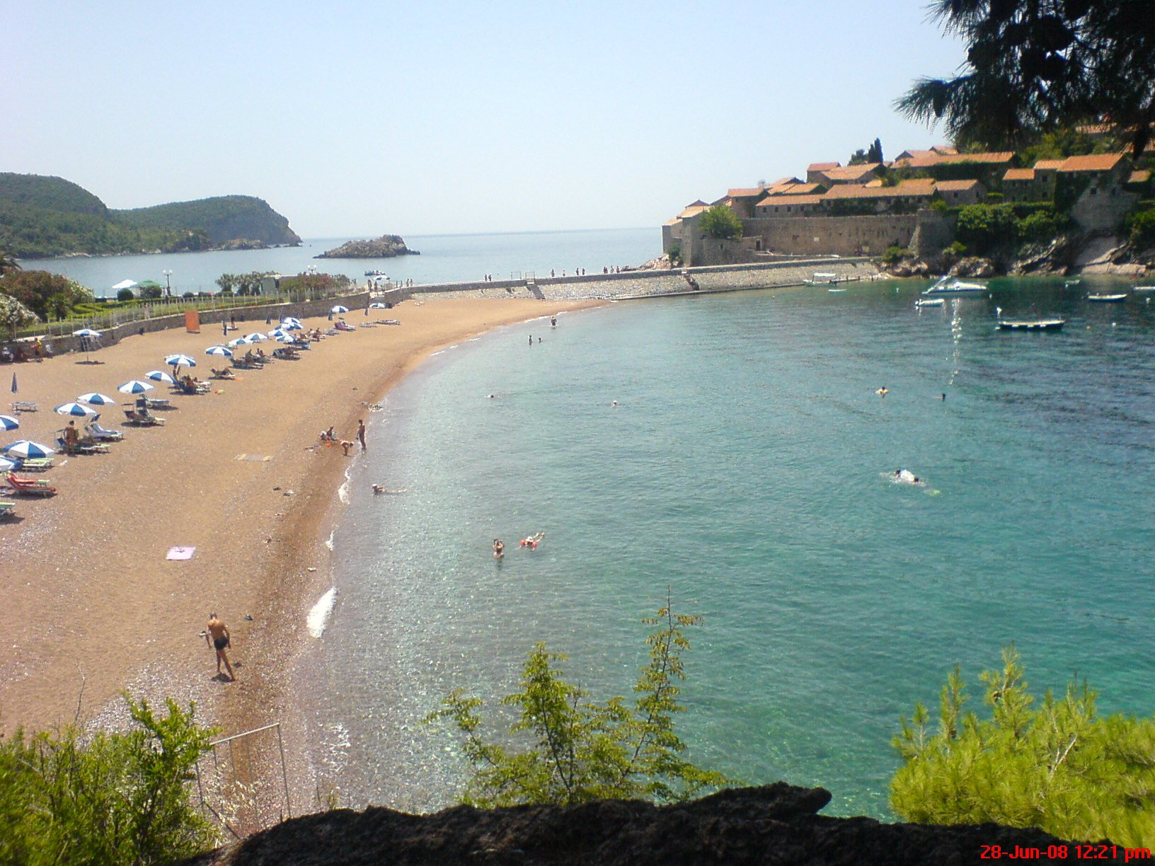 Пляж в Святой Стефан, Черногория. Фото 35 – фотографии Черногории