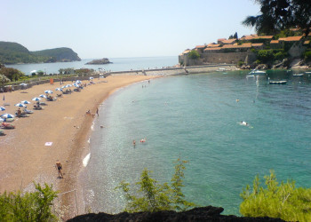 Пляж в Святой Стефан, Черногория. Фото 35 – фотографии Черногории