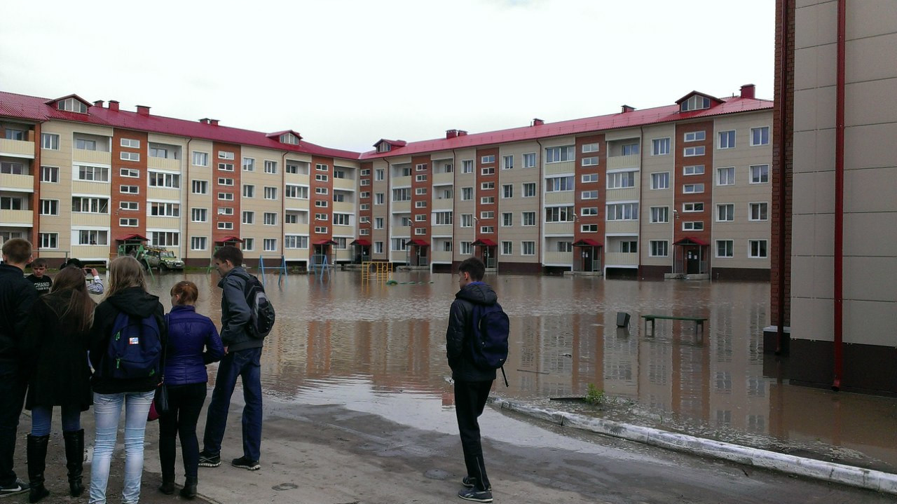 Наводнение в Бийске в 2014 году, Алтайский край – фотографии России