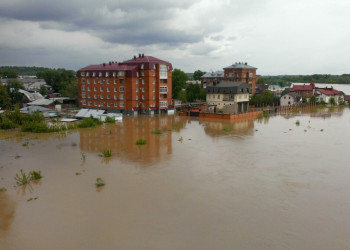 Наводнение в Бийске в 2014 году. Фото 1 – фотографии России