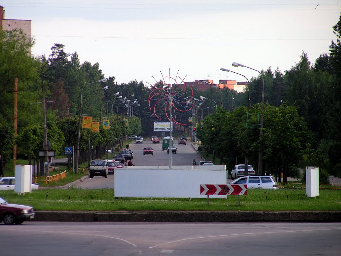 Улица в Сосновый Бор, Россия – фотографии России