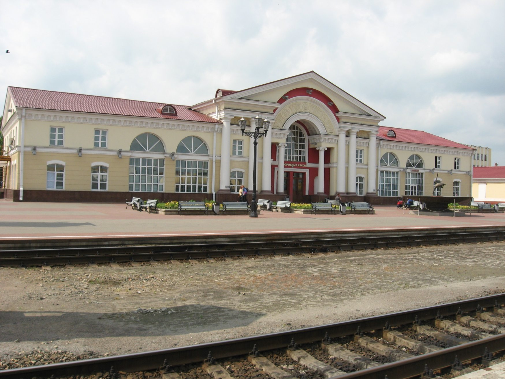 Вокзал в Полоцке, Беларусь – фотографии Беларуси
