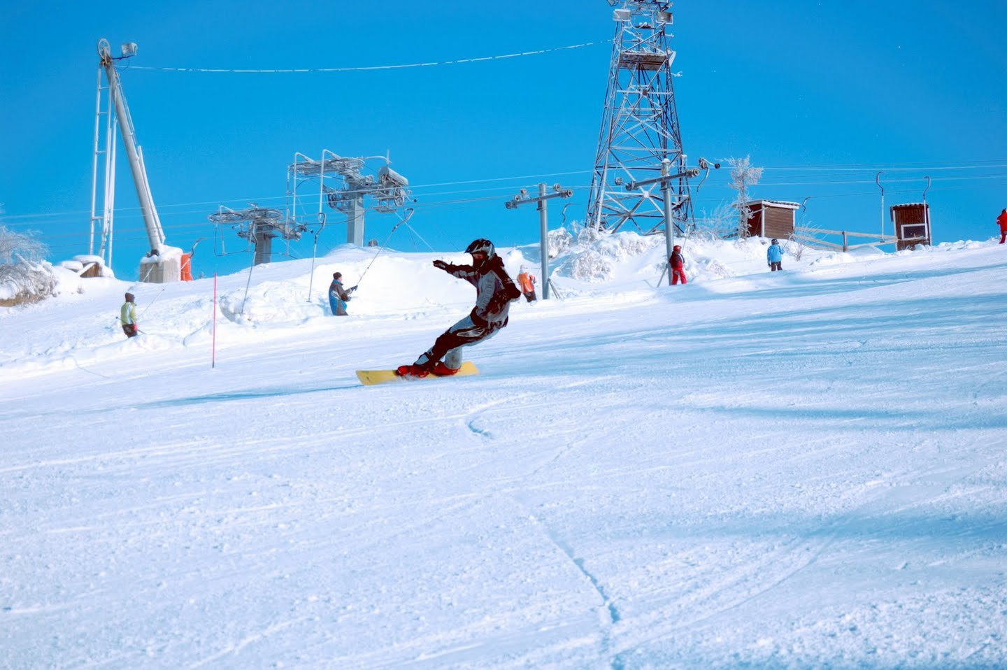 Лыжная трасса в Охта Парк, Россия. Фото 12 – фотографии России