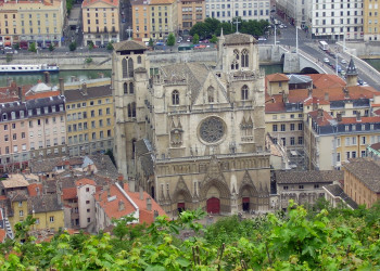 Достопримечательность в Лионе, Франция – фотографии Франции