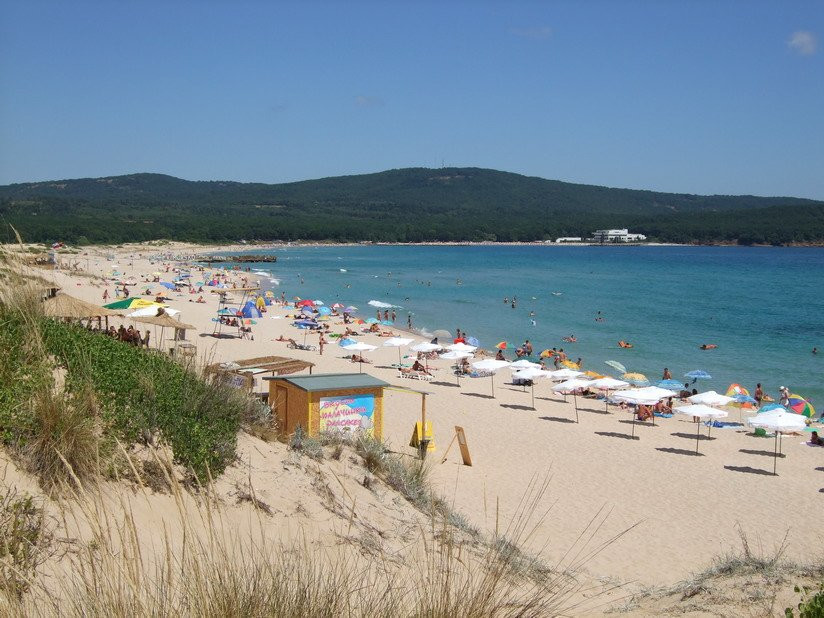 Пляж в Приморско, Болгария. Фото 12 – фотографии Болгарии