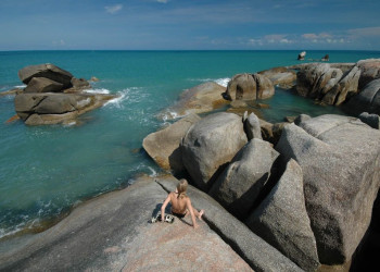 Скалы в Ламай-Бич, Тайланд – фотографии Таиланда