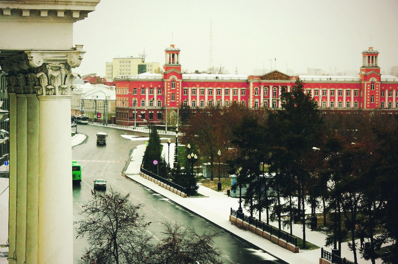 Сквер Кирова в Иркутске, Россия – фотографии России