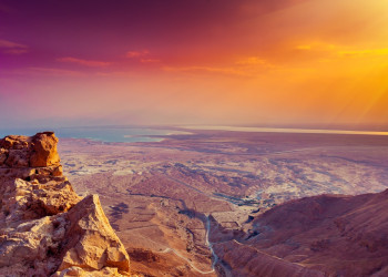 Закат в пустыне Негев, Израиль – фотографии Израиля