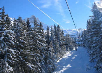 Подьёмник в Мерибель, Франция. Фото 2 – фотографии Франции