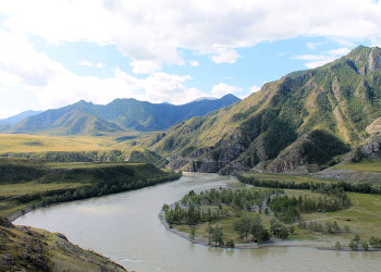 Пейзажи в районе Чуйского тракта. Фото 1 – фотографии России