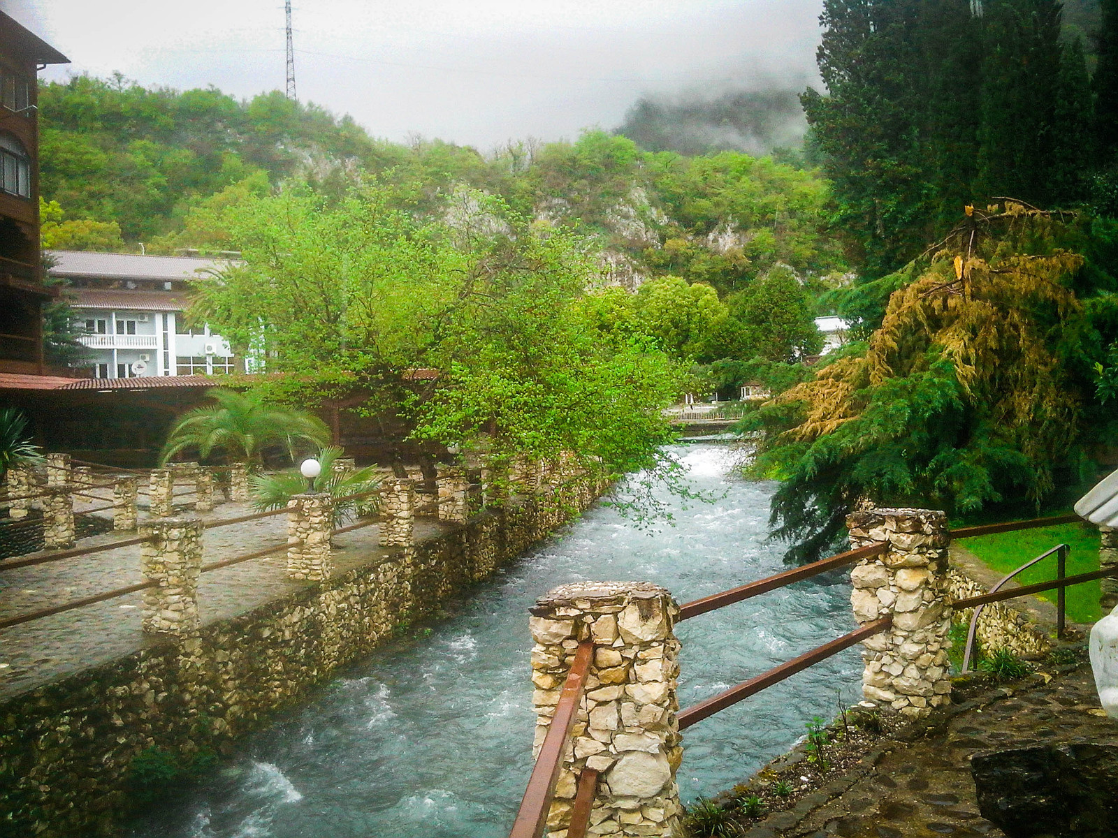 Вид на канал. Новый Афон – фотографии Абхазии