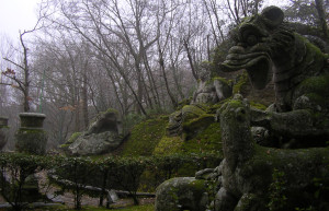 Уникальные Сады Бомарцо, Витербо, Италия – фотографии Италии