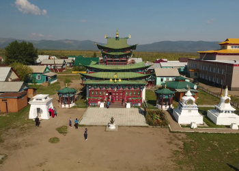 Буддийский монастырь в Бурятии - Иволгинский буддийский дацан – фотографии России