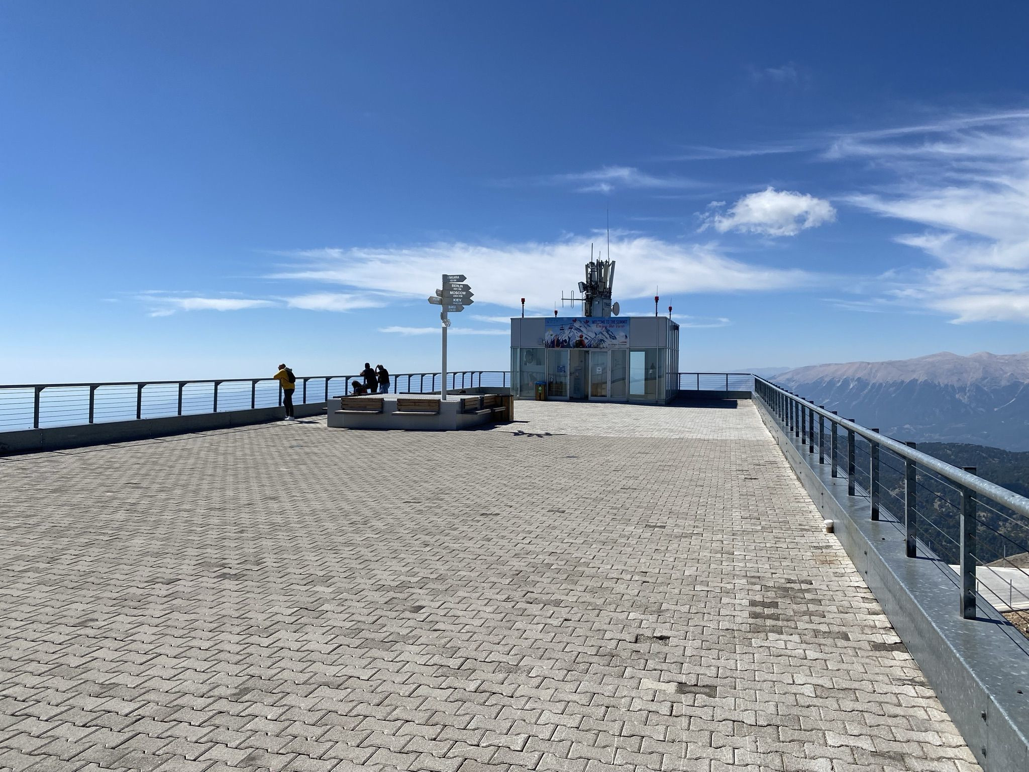 Канатная дорога «Олимпос» в Турции, на крыше верхней станции – фотографии Турции