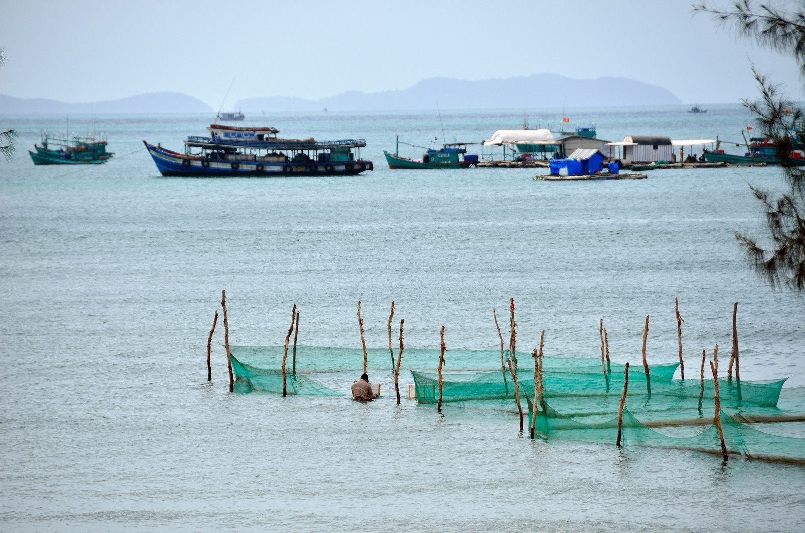Рыбаки что то ловят – фотографии Вьетнама