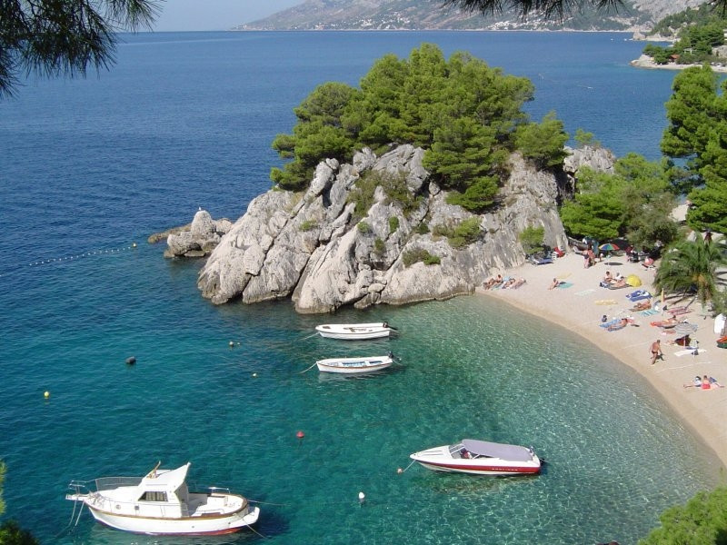 Пляж в Брела, Хорватия. Фото 12 – фотографии Хорватии