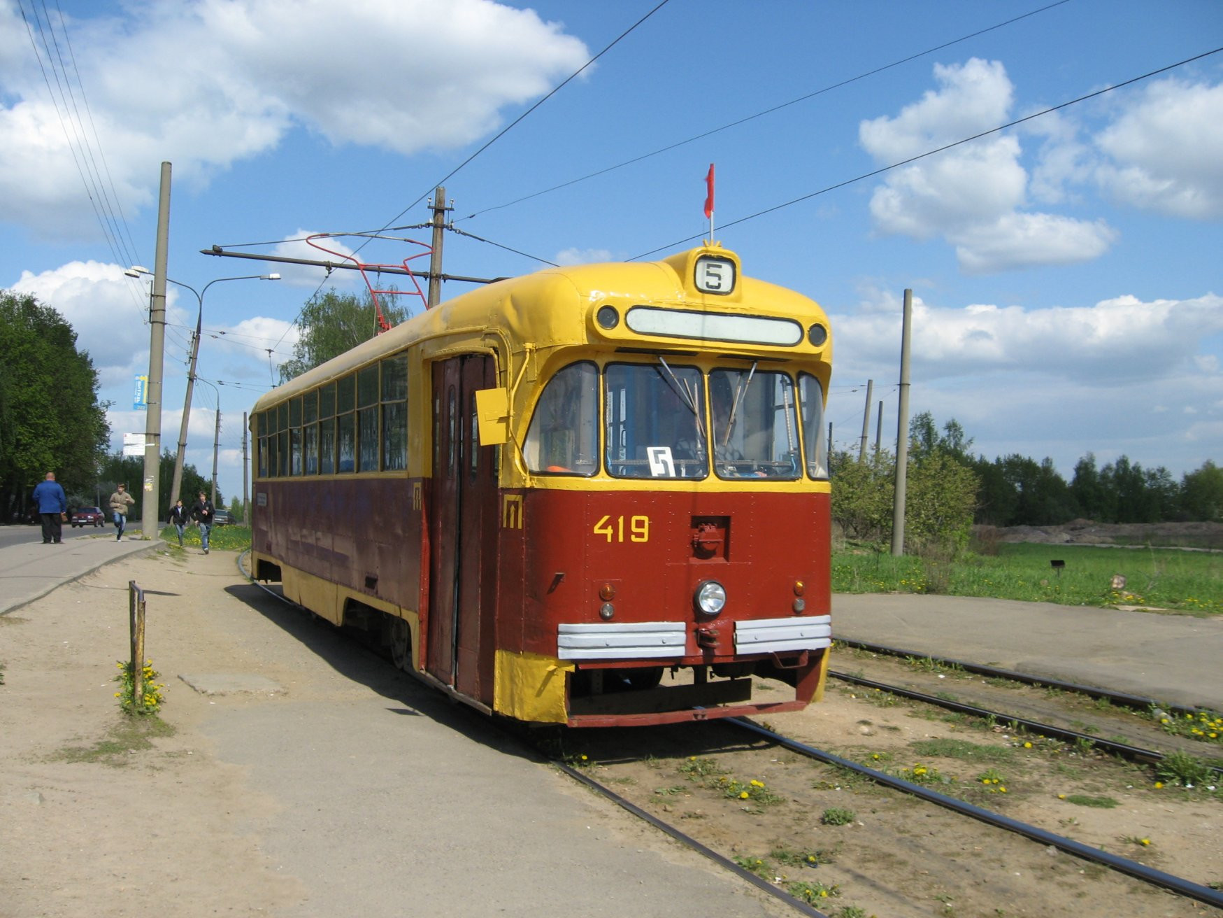 Трамвай в Витебске, Беларусь. Фото 1 – фотографии Беларуси