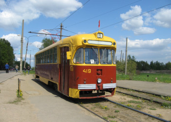 Трамвай в Витебске, Беларусь. Фото 1 – фотографии Беларуси