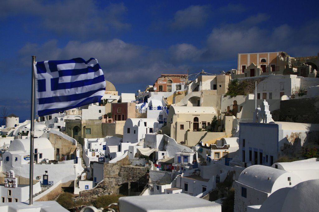 Санторини остров, Южные Эгейские острова, Греция, фото № 66937 – фотографии Греции