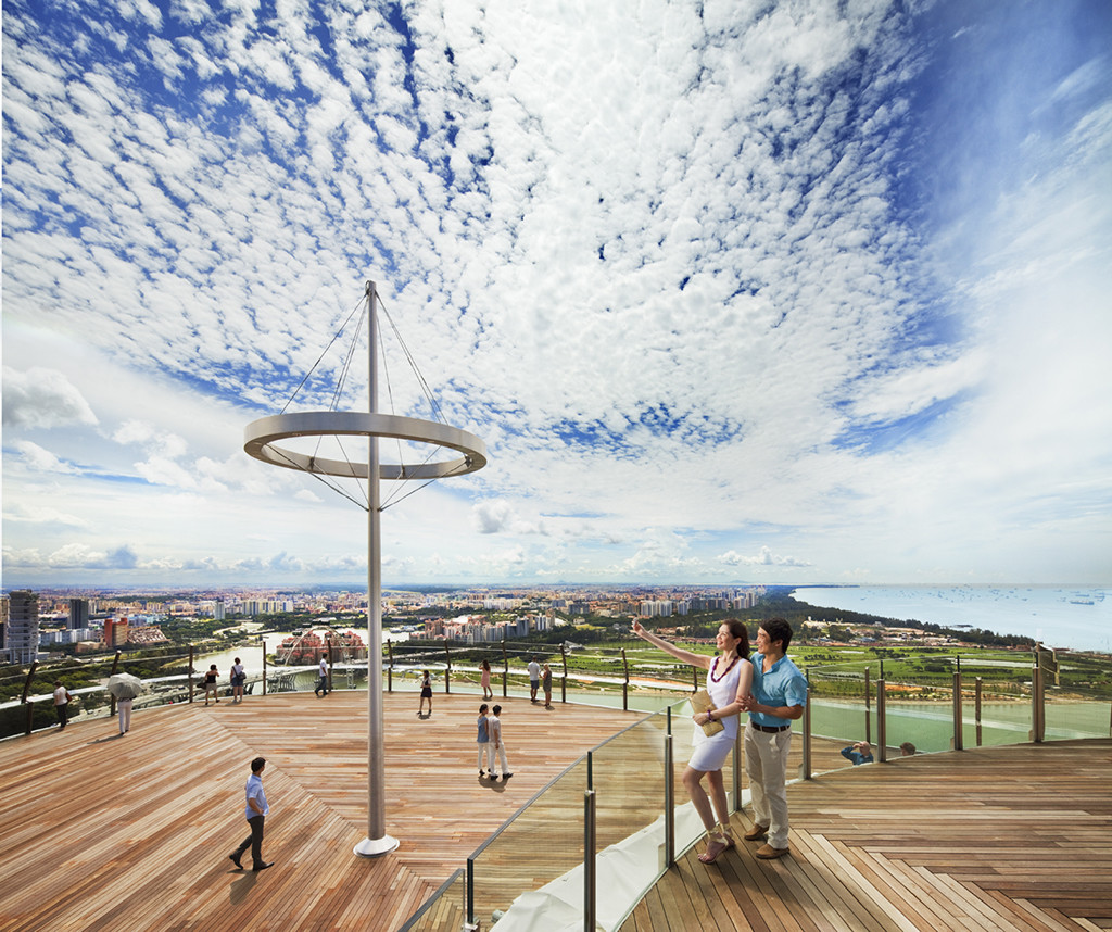 Смотровая площадка отеля Marina Bay Sands в Сингапуре. Фото 1 – фотографии Сингапура