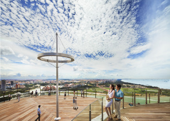 Смотровая площадка отеля Marina Bay Sands в Сингапуре. Фото 1 – фотографии Сингапура