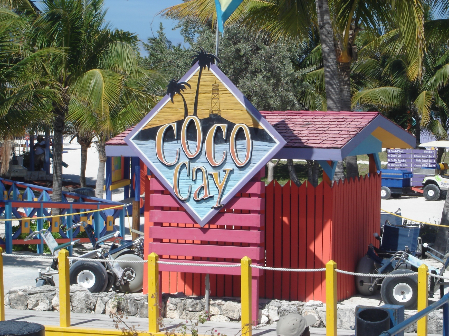 Парк развлечений в Берри Айлендс, Багамские острова – фотографии Багамских островов