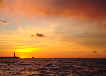 Закат в Бар, Черногория. Фото 1 – фотографии Черногории