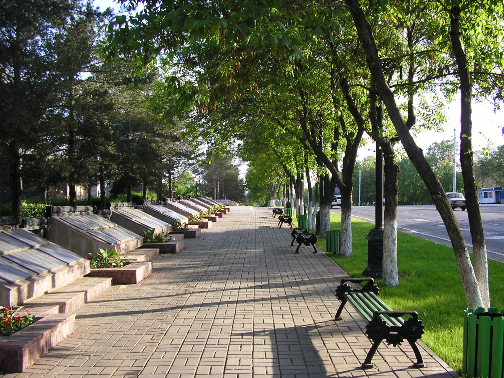 Сквер в Оренбурге, Россия – фотографии России