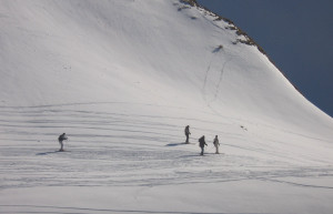 Лыжники в Ле-Албиезе, Франция. Фото 6 – фотографии Франции