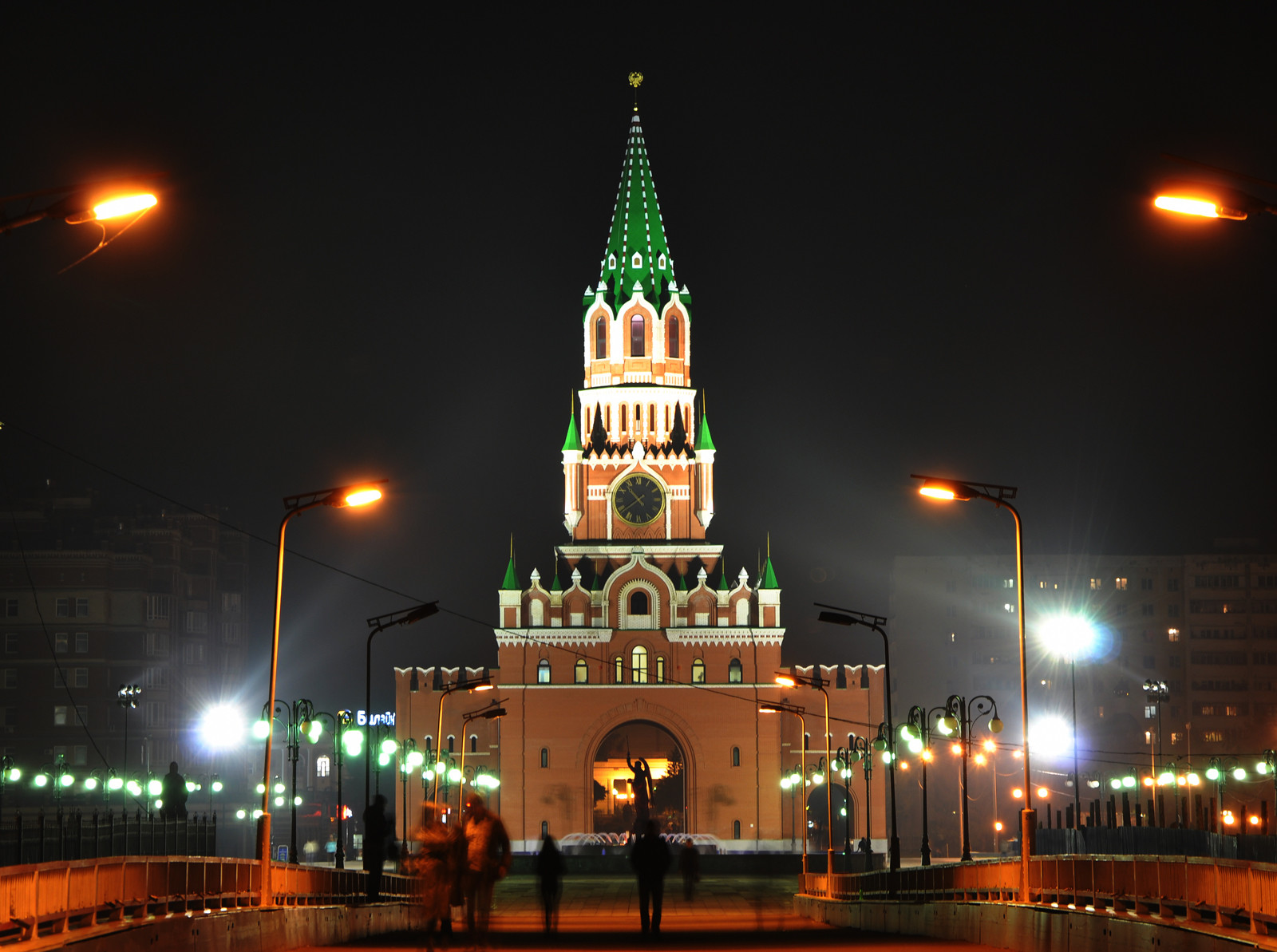 Благовещенская башня в городе Йошкар-Ола. Фото 1 – фотографии России