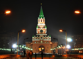 Благовещенская башня в городе Йошкар-Ола. Фото 1 – фотографии России