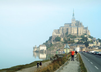 Остров-крепость Мон-Сен-Миш – фотографии Франции